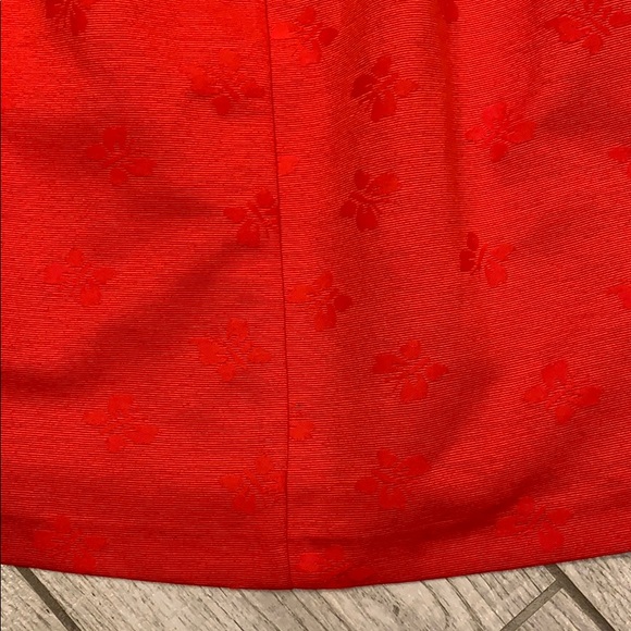 ASOS Tulip Dress in Butterfly Textured Fabric - Picture 9 of 9